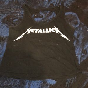 🍄Metallica cut tank